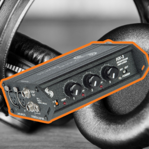HX-3 휴대형 헤드폰 분배 앰프 — 세 개의 독립 출력 — Sound Devices 25주년 아카이브