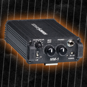 MM-1 단일 채널 마이크 프리앰프와 헤드폰 모니터 — Sound Devices 25주년 아카이브